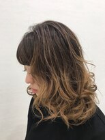 ルクール 東三条店(Le Coeur)&nbsp;グラデーションカラー/ことりベージュ/20代/くすみベージュ