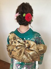 成人式ヘアセット