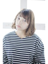 ゴッドハンド 横浜店 ハイトーンニュアンスミックスカール◎30代40代50代60代