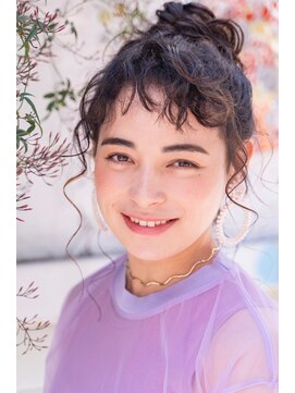 レニーバイエース(LANY by ACE) 【LANY 横浜】シースルーオン眉バング×チョコブラウン