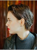 ショートボブ☆オールバック☆耳かけ[町田/町田駅][学割U24]