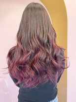 フィッシュ(fish)&nbsp;〈erika〉艶ウェーブ × cherry pink