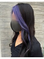 プランタンバイフラミューム 茅ヶ崎店(PRINTEMPS by flammeum)&nbsp;寒色系カラー◎フェイスフレーミング×パープル【茅ヶ崎】