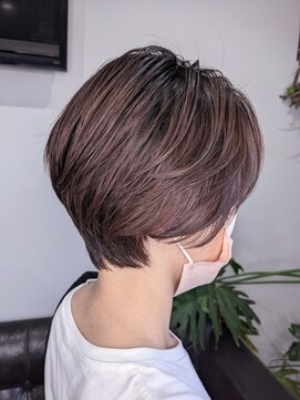 ヘアーアンドアイラッシュ ヨーク(Hair&eyelash york's) ナチュラルハイライトショート