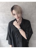 センターパート ハイトーン