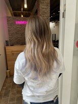 スターリバー(STAR RIVER) シールエクステでブルーインナー☆