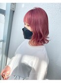 ダブルカラー/ピンクカラー/ハイトーンカラー/10代20代人気◎