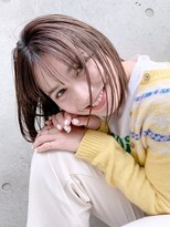 アイティーバイアルバム 藤沢店(IT by ALBUM)&nbsp;ストレートボブ_グレージュカラーボブウルフ_38877