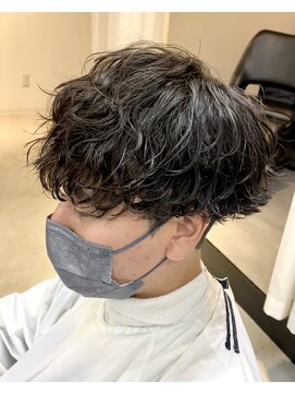 サップ 茨木店(Sup) 【Sup】波巻きスパイラルパーマメンズパーママッシュ