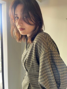 フィール ヘアー(feel hair) 柔らかロングボブ