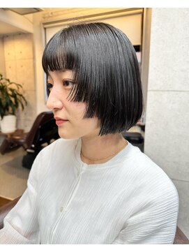 ア セカンド 清藤美容室第弐號(a sekand) ステップカットのボブスタイル