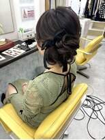 セットサロン ベル(Belle)&nbsp;サイドアップ/ベロアリボン