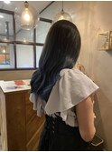 ネイビーブルー×グラデーションカラー