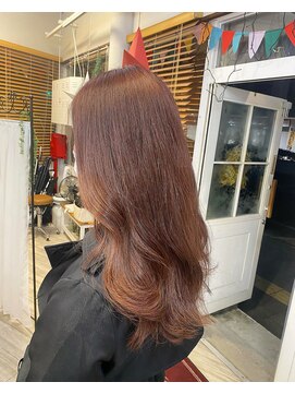 フラバー(flover) 1ブリーチ~ピンクブラウン【miyabi】