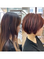 アメリ(Ameri)&nbsp;-Ameri-藤川☆ショートボブ【浜町/ショート/ボブ/髪質改善】