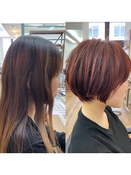 アメリ(Ameri) -Ameri-藤川☆ショートボブ【浜町/ショート/ボブ/髪質改善】