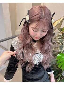 フェブ(fev) 【fev_momo】lavender beige×mini arrange