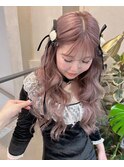 【fev_momo】lavender beige×mini arrange