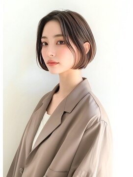 ライズ ネックス ザ サロン 渋谷(LIZE nex the salon) 面長解消ボブ［＃渋谷駅＃韓国＃髪質改善］