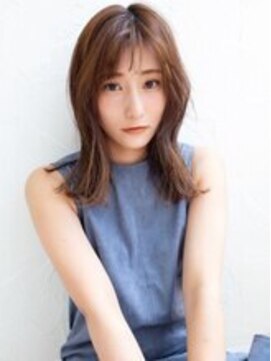 ラフィスヘアー アベリア 石山店(Lafith hair abelia) 【La fith】 ナチュラルくびれセミディ