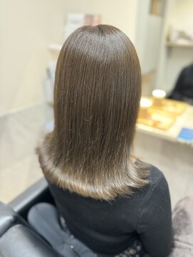 トゥーリ 長崎住吉店(tuuli) 髪質改善オリーブカラー　Ayame
