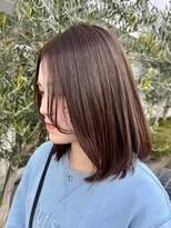 リリー(Rilie)&nbsp;ブリーチなし/モカブラウン/顔まわりレイヤー
