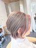 《人気メニュー》白髪ぼかしハイライトカラー＋カット＋シャンプー　￥12100