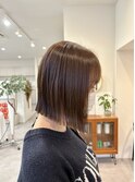 切りっぱなしボブ