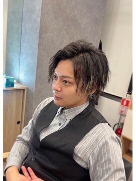 メンズサロン キング 枚方店(Men’s salon K!ng) 波巻きツイストスパイラルパーマ/フェザーパーマ/眉毛/メンズ