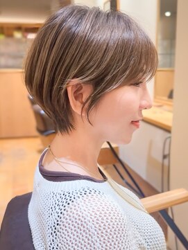 ルエ(rue) 40代50代ショートボブウルフカットミディアムレイヤー小顔