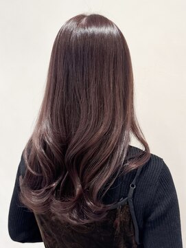 ザックラフィネ(ZACC raffine) 暖色カラー/レイヤーカット/ラベンダーピンク/トリートメント