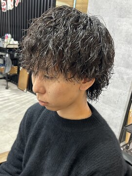 メンズ リコ(MEN'S RICO) ツイストスパイラルツイスパツイストパーマウルフカット【大和】