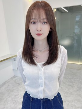 エトワール バイ ヴィンス(etoile by vince) 大人っぽレイヤーカット/オレンジブラウンカラー