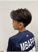 アッシュブラックカルマパーマベリーショートダークアッシュ