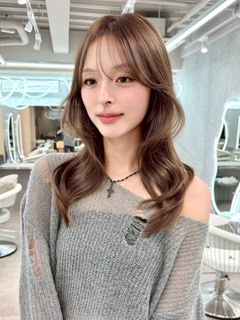 グロー オオミヤ アネックス 大宮(GLROW OMIYA ANNEX) 韓国ヘアフォワード巻きシースルーバングハッシュレイヤー