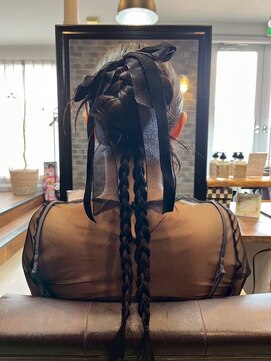 お呼ばれアレンジ