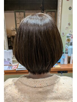 ナチュラル大人ボブ