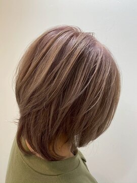 ラ ブーケ 中川中島店(La Bouquet) 黒髪/オリーブグレー/小顔/ココアベージュ/中川中島駅