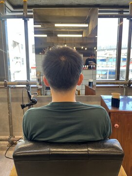 タメ(tame-) サーフカール/フェザーパーマ/ブルーブラック【都賀/メンズ】