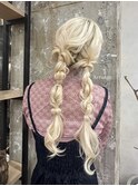編み下ろし/ハイトーン/お呼ばれ/パーティー/向ヶ丘遊園/登戸