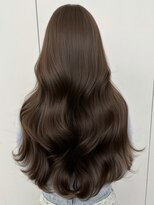 アマトウキョウスマートサロン(AMA TOKYO×Smart Salon) マロンベージュ ブリーチなし レイヤーカット 海外風