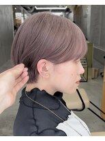 ミーム 原宿 表参道(meme)&nbsp;☆ハイトーンブリーチミルクティーカラーホワイトベージュカラー