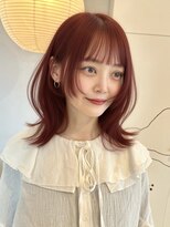 アンカーバイナチュラル(anchor by natural)&nbsp;韓国風/レイヤー/前髪カット/オリーブ/透明感/ハッシュカット