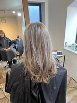 ジジ アドラーブル ヘア サロン(JiJi ADRABLE HAIR SALON)&nbsp;ホワイトベージュバレイヤージュ