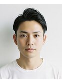 ▼アップバング/メンズカット/ツーブロック/ビジネスマン
