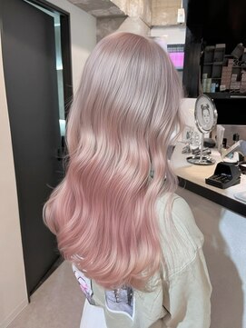 メルトトウキョウ(melt.tokyo) インナーカラー/トリートメント/デザインカラー/ペールピンク