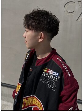 シアン(cyan) テーパーフェード