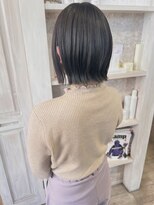 キャアリー(Caary)&nbsp;福山美容室caary髪質改善ストレートミニボブ骨格補正20代30代