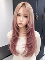 ココ 横浜(coco) ★ピンクベージュグラデーション×姫レイヤー