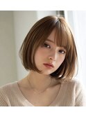切りっぱなしボブ